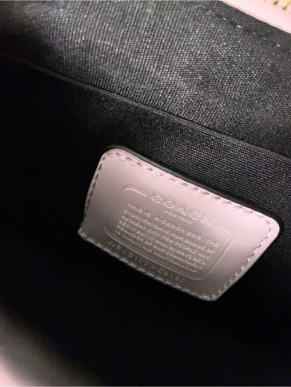 COACH Pink Signature crossbody Bag - Picture 5 of 10